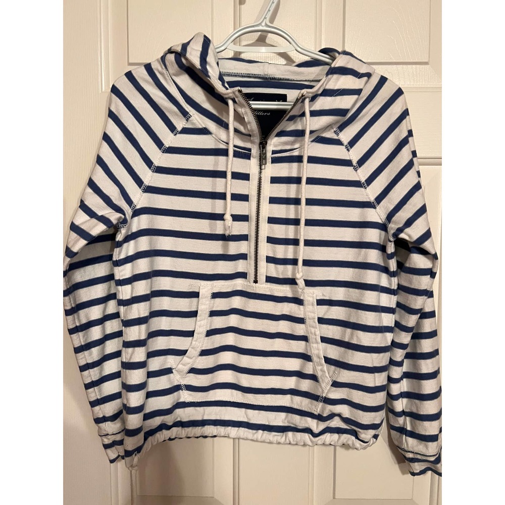 American Eagle Outfitters Blue White Hoodie Size XS